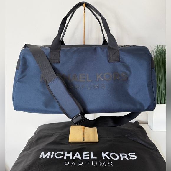 Michael Kors Handbags - New Michael Kors Duffle Bag Gym Travel Blue 18*9